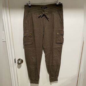 Revamped Olive Cargo Jogger Pants